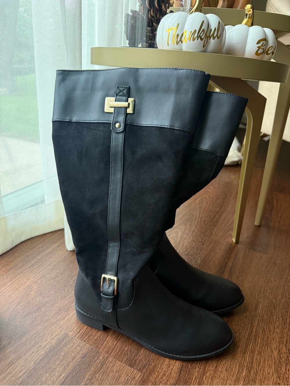 Classic Black Tall Women's Riding Boots